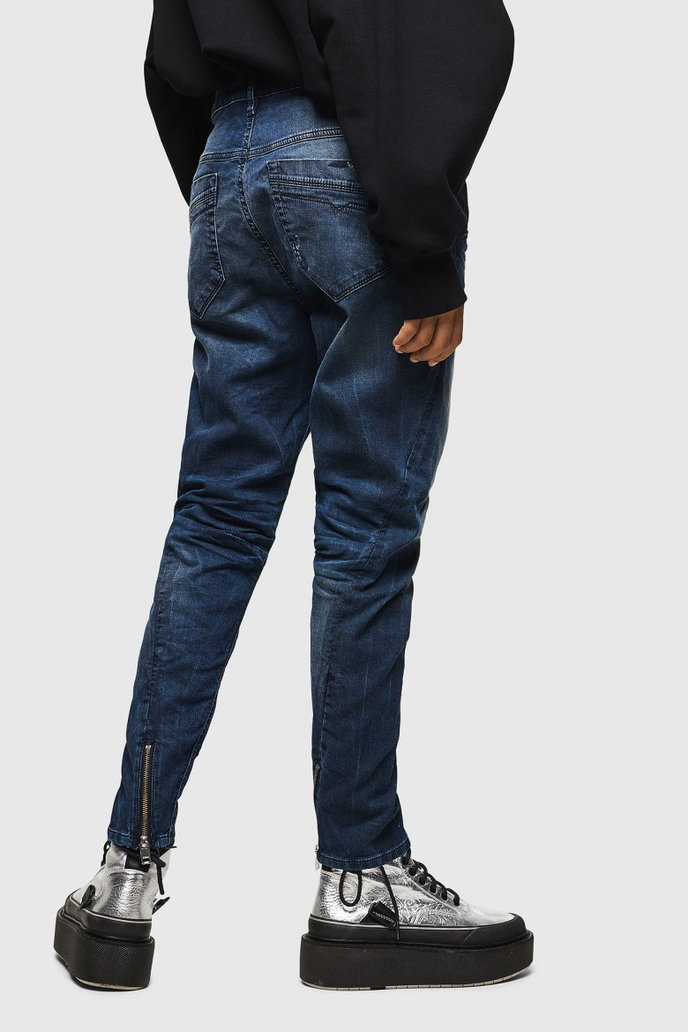 DIESEL S.P.A., BREGANZE FAYZAZIPNE Sweat jeans tmavomodré