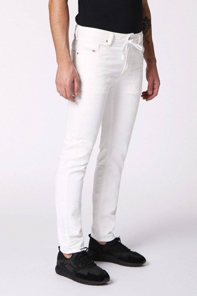 Diesel THOMMER CBNE Sweat jeans bílé