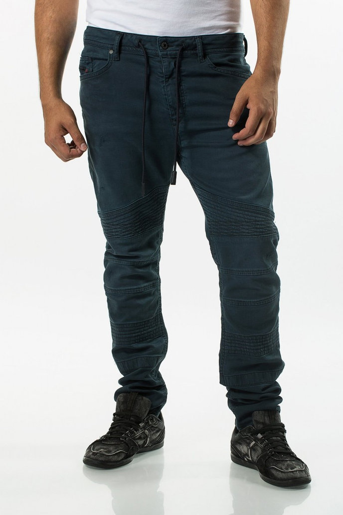 DIESEL BAKARINE Sweat jeans modré