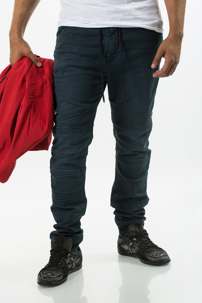DIESEL BAKARINE Sweat jeans modré