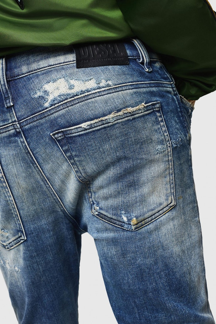 DIESEL S.P.A., BREGANZE DREEFTT Sweat jeans modré