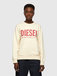 Diesel FANGSECOLOGO SWEATSHIRT béžová