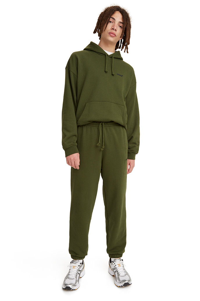 RED TAB SWEATPANT MOSSY GREEN zelené