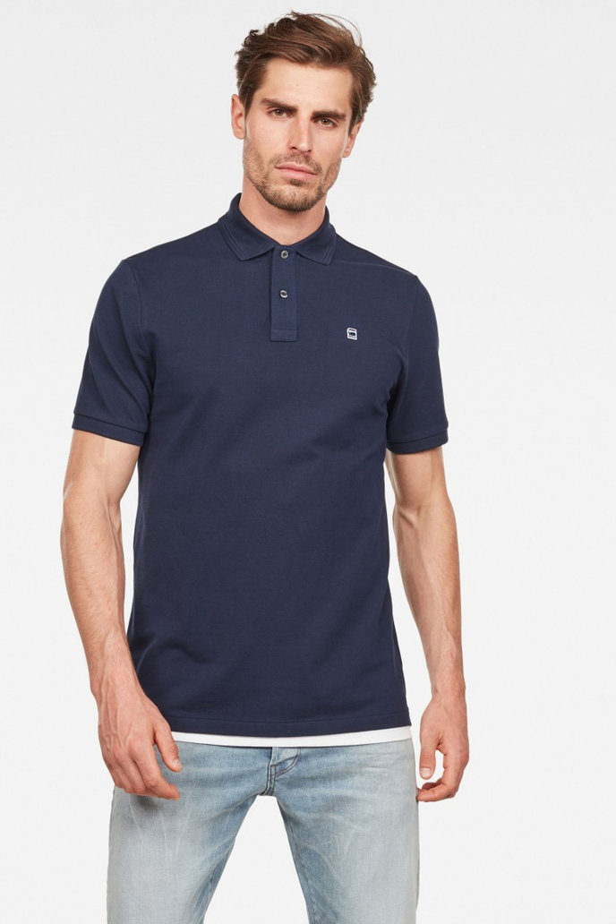 DUNDA POLO S/S modré