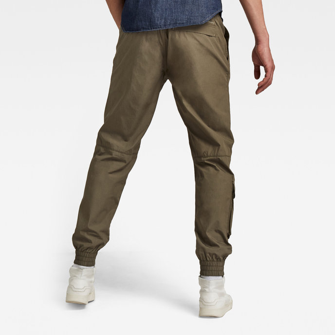 CHINO RELAXED CUFFED TRAINER zelené