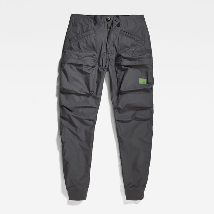 Relaxed tapered cargo šedé