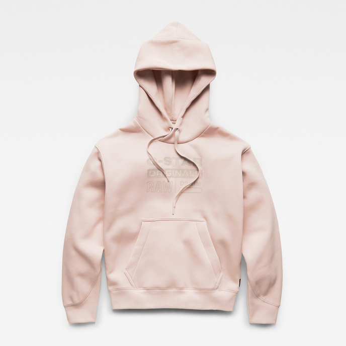 PREMIUM CORE ORIGINALS LOGO HOODIE růžová