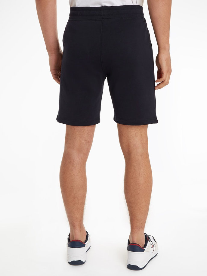 CONTRAST STITCH SWEATSHORT modré