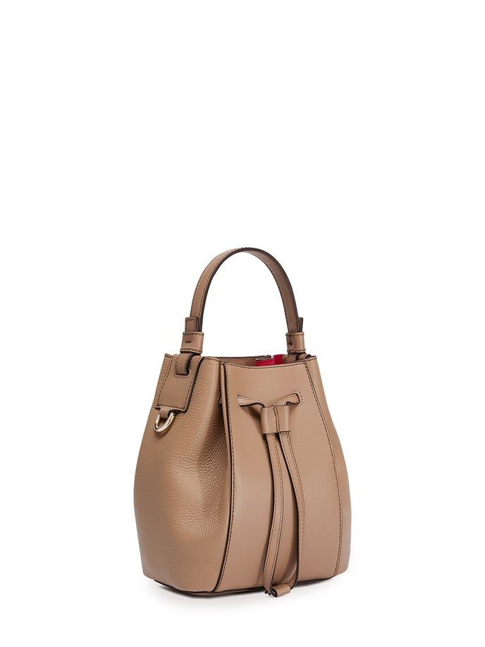 FURLA MIASTELLA MINI BUCKET BAG hnědá