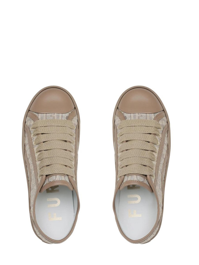 FURLA BINDING LACE-UP SNEAKER T.20 hnědé